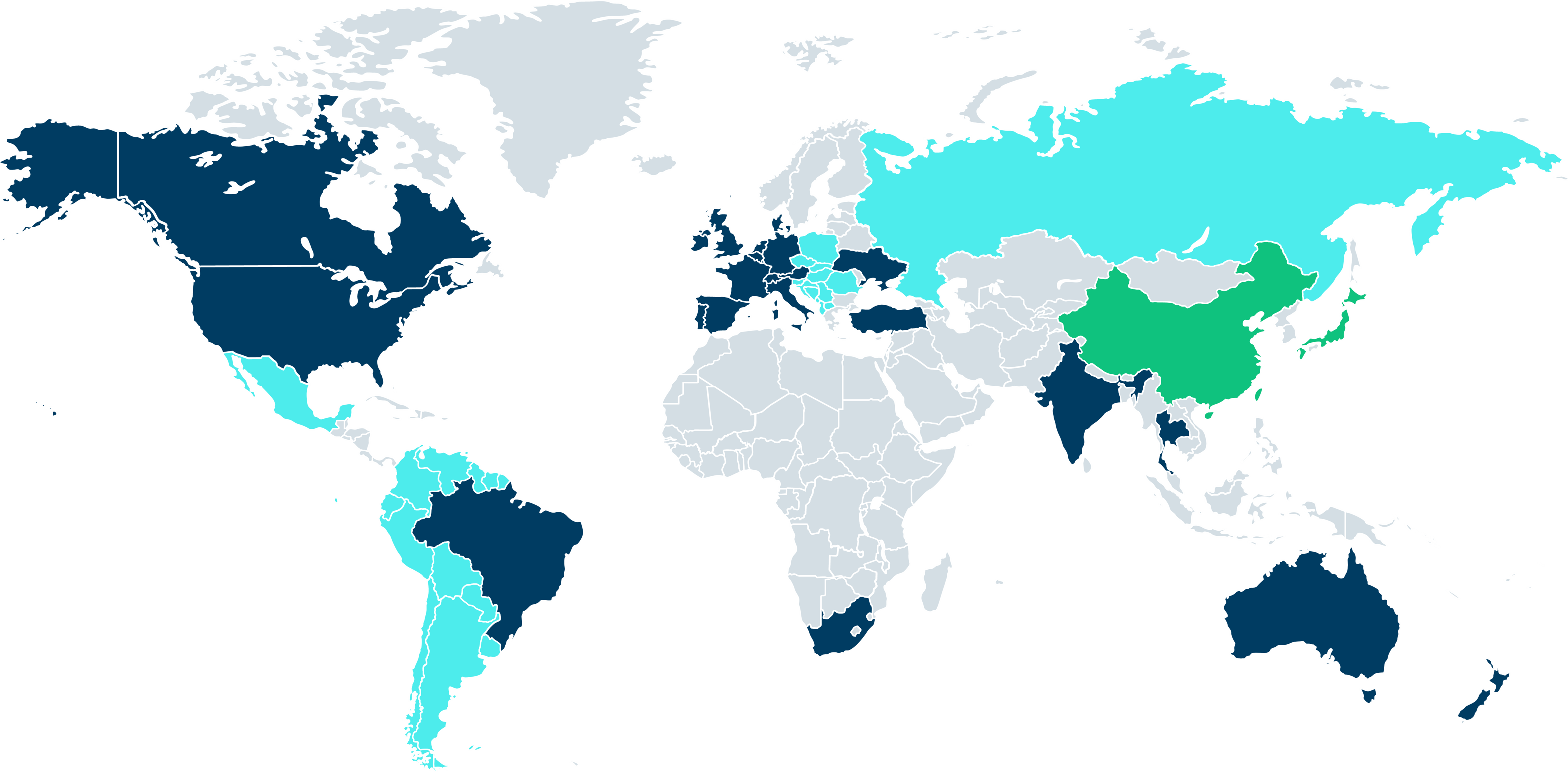 Länderexpert:innen Weltkarte